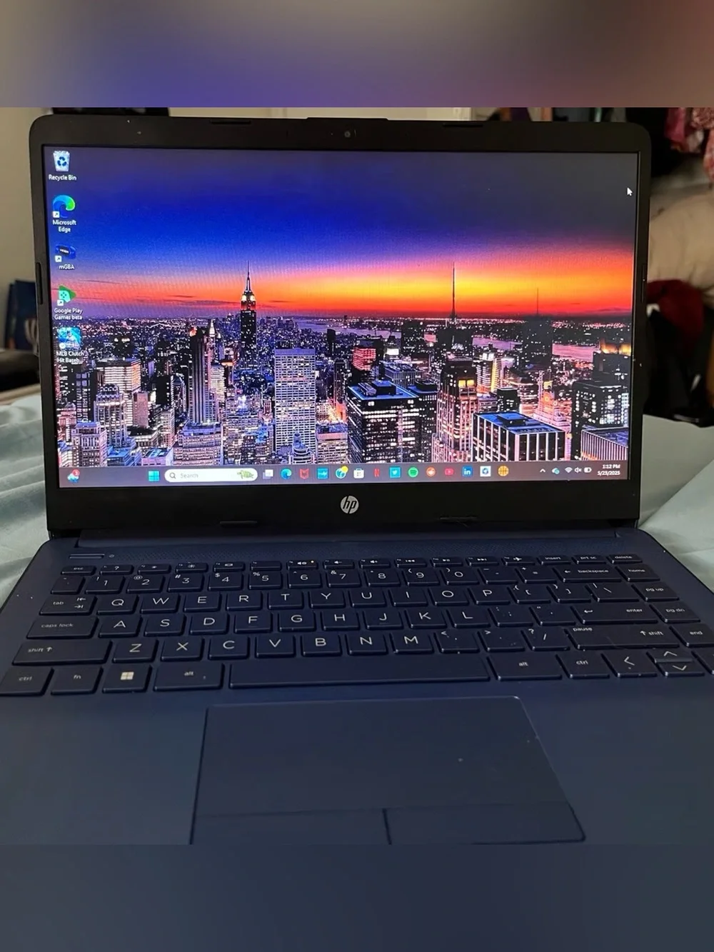 14-inch HP Laptop PC - Navy Blue Portable Laptop